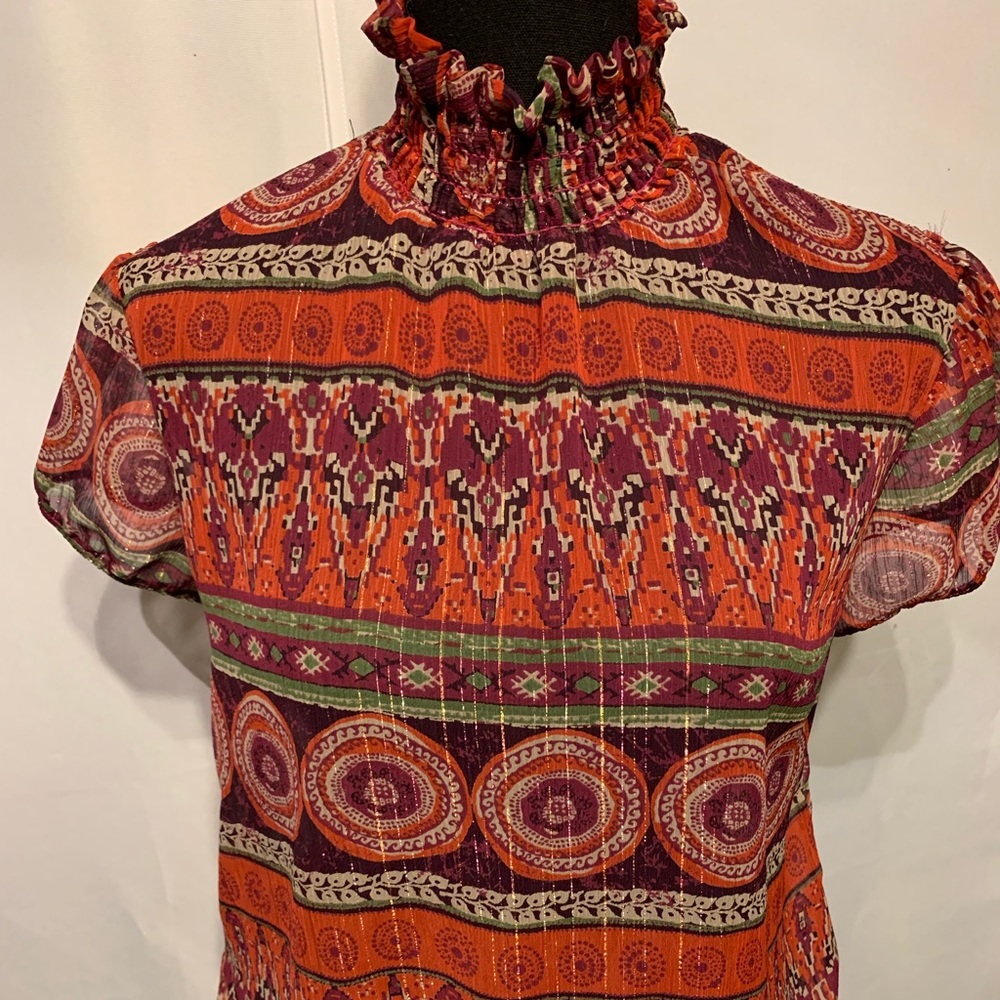 Open back blouse